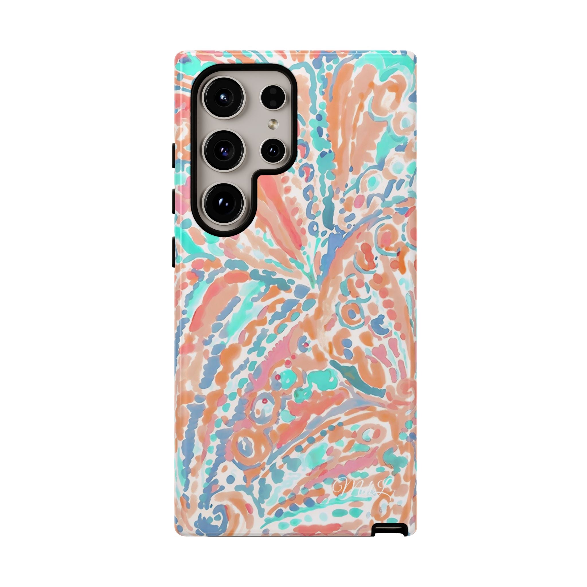 Coral & Teal