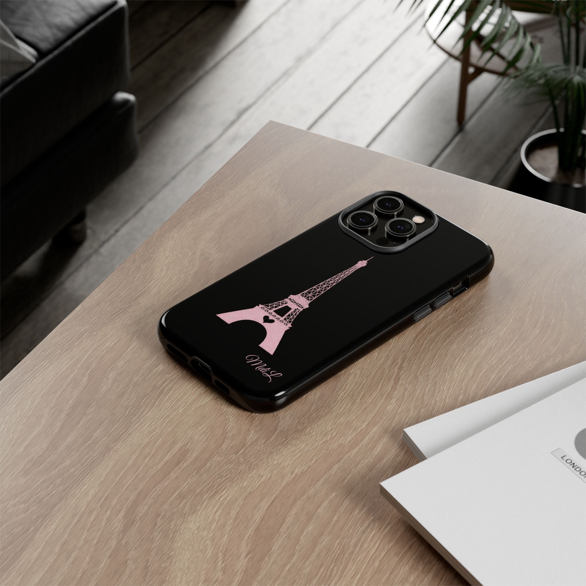 Eiffel Tower | Pink & Black - Mare di Luna