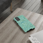 Teal Florals