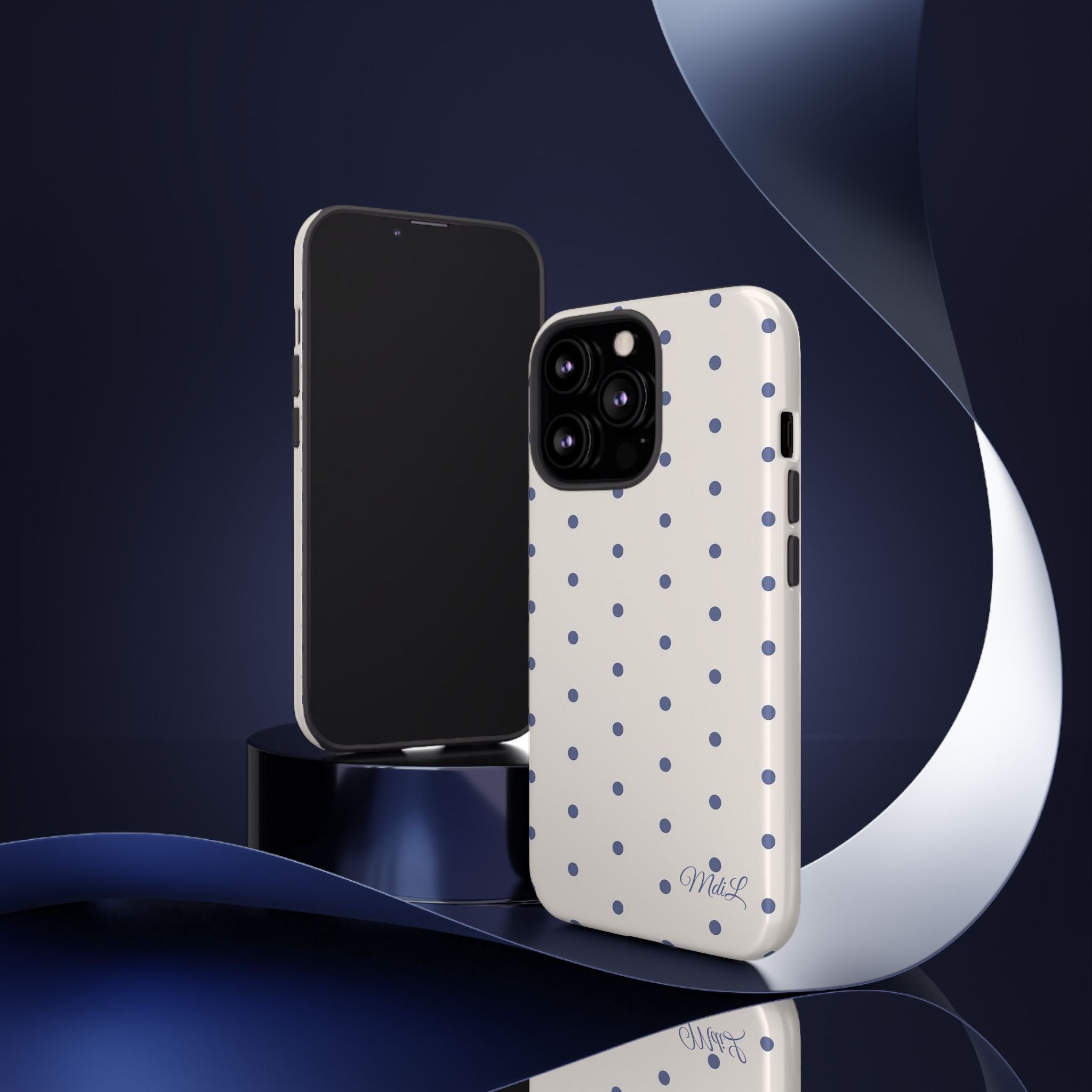 Polka Dots | Blue and White - Mare di Luna