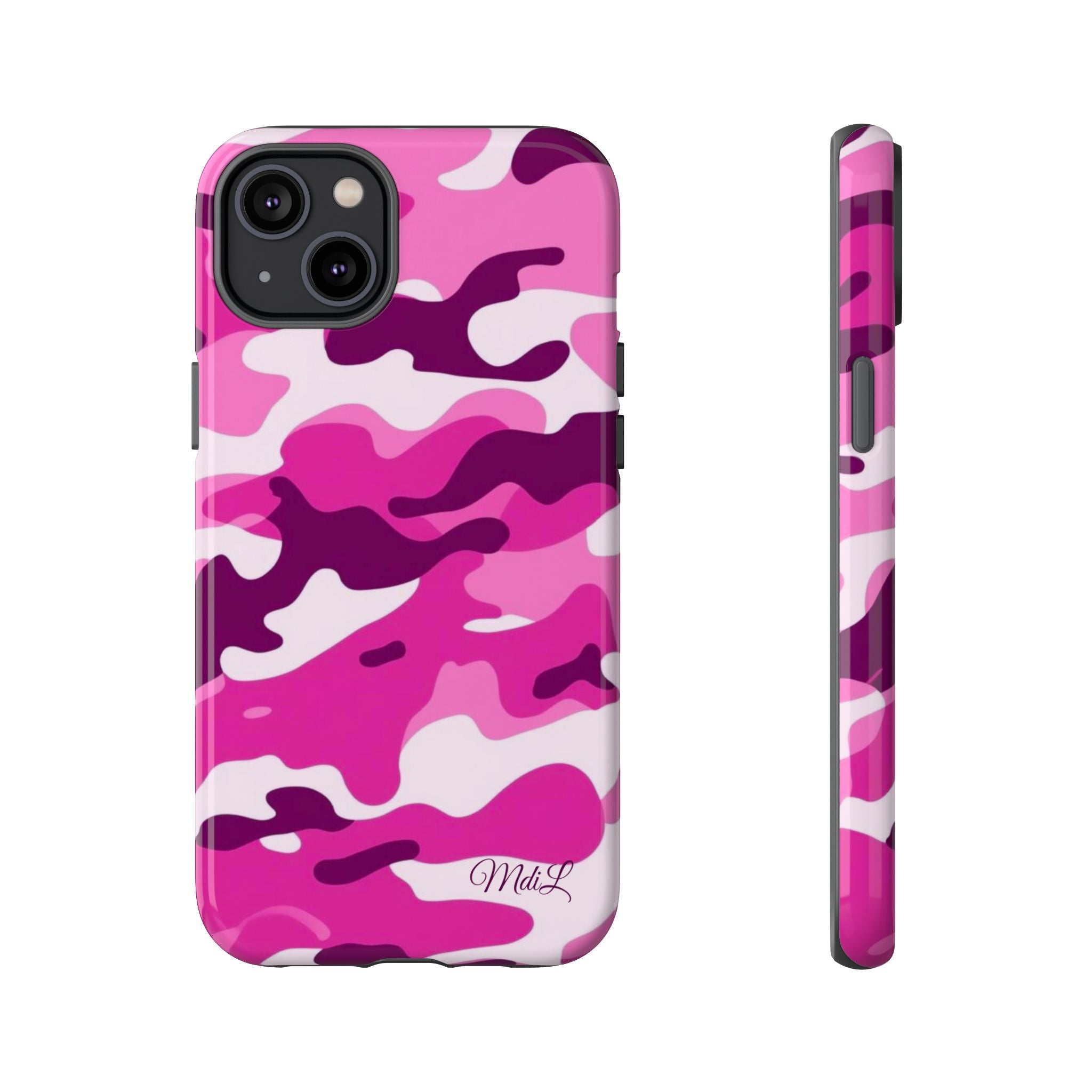 Magenta Camo iPhone Case