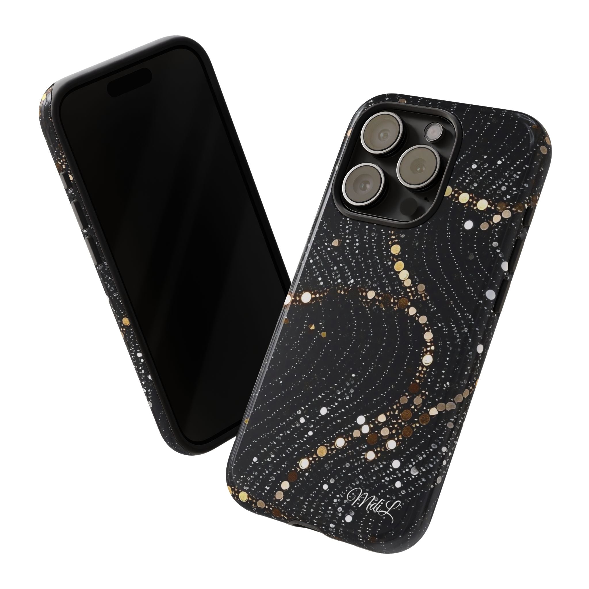 Sequin | Black and Gold - Mare di Luna