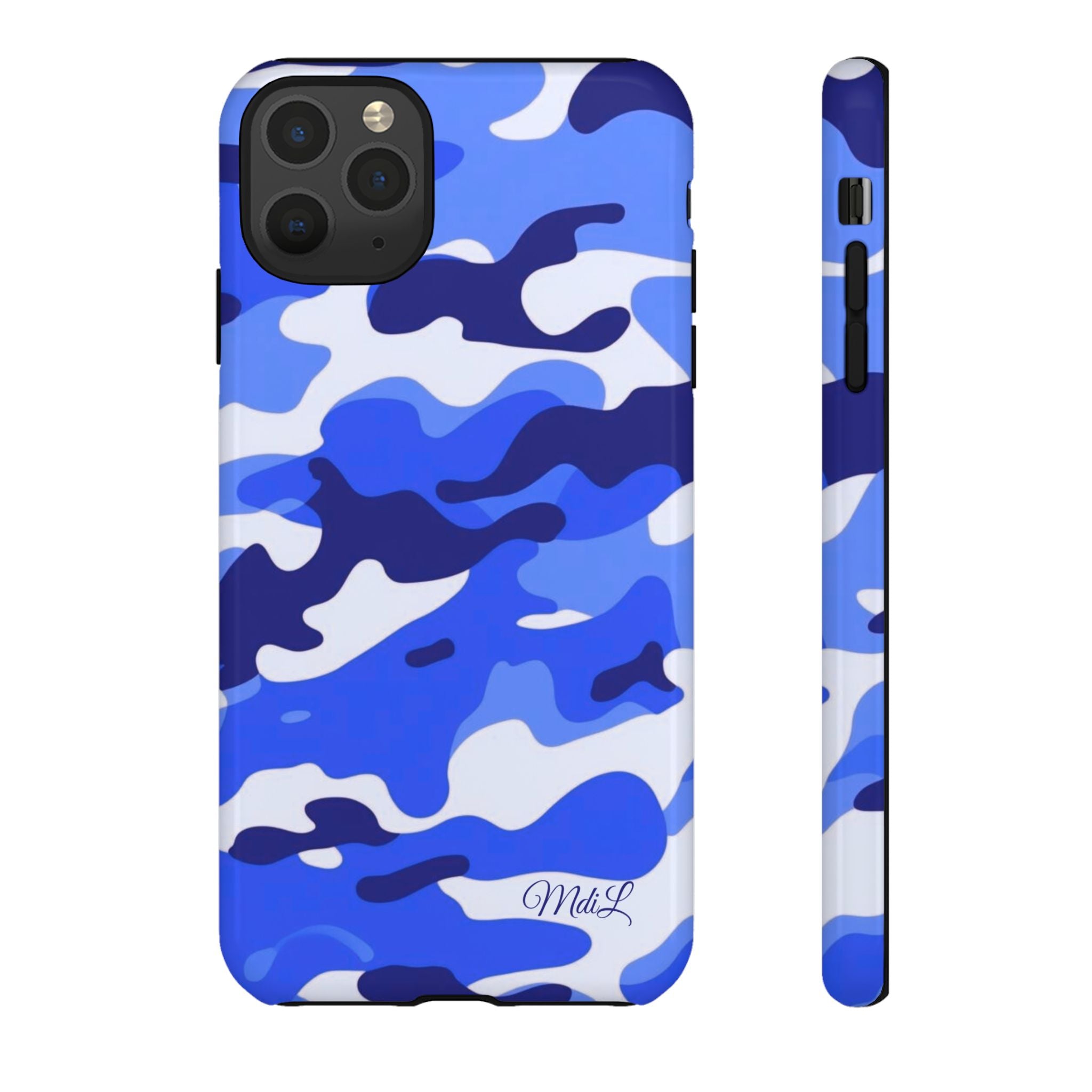 Blue Camo iPhone Case