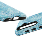 Teal Paisley