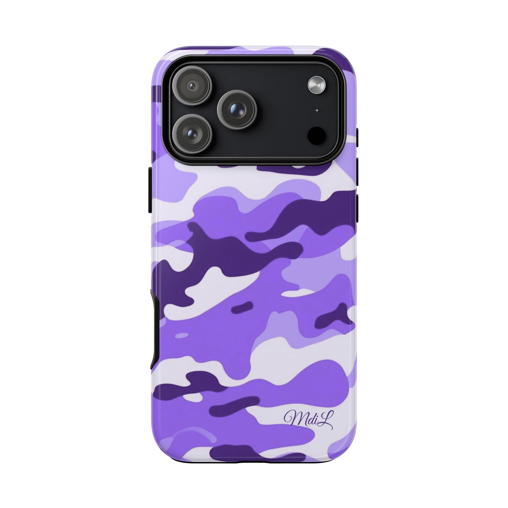 Purple Camo iPhone Case