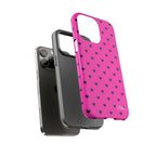Dotted Hearts | Neon Pink - Mare di Luna