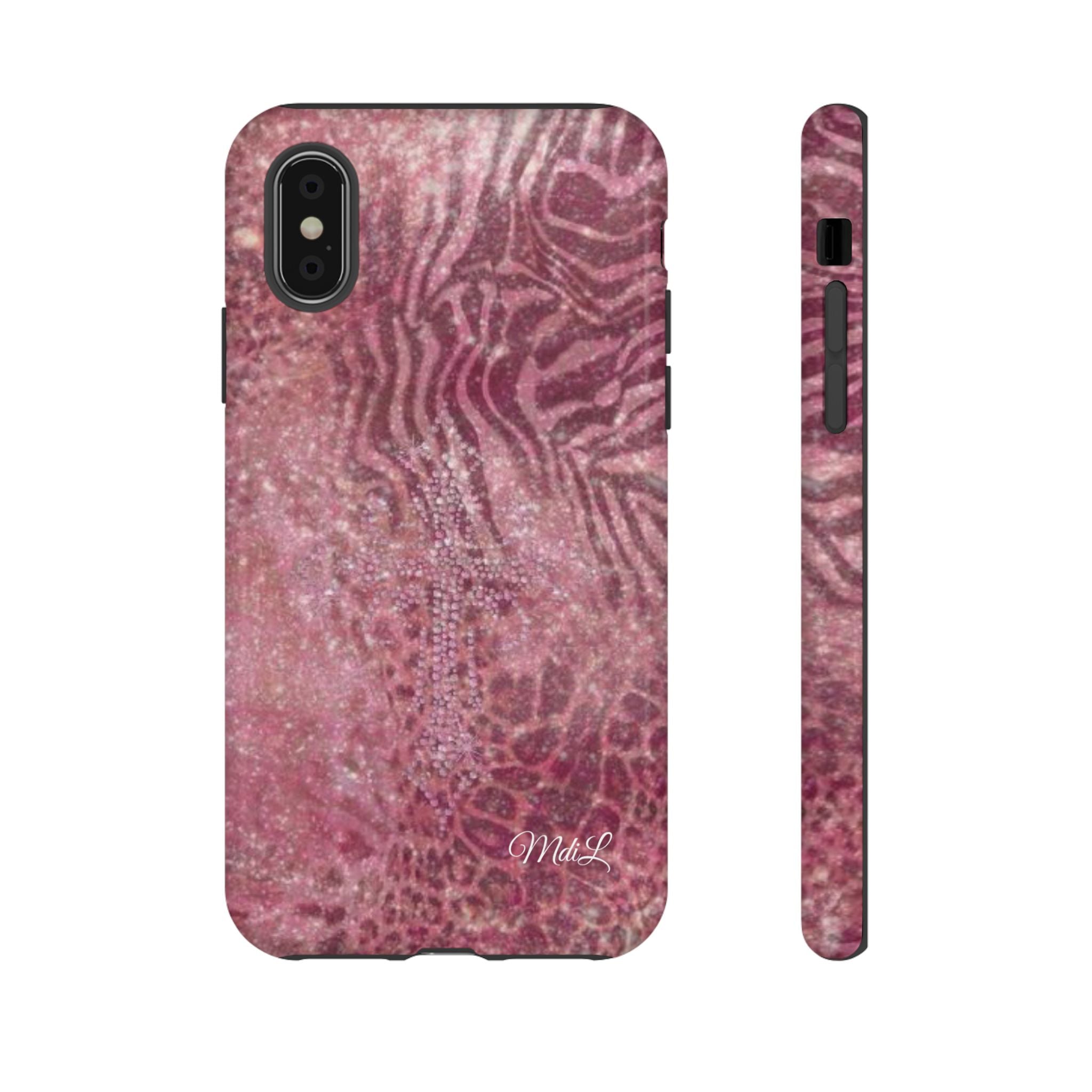 Pink Cross iPhone Case