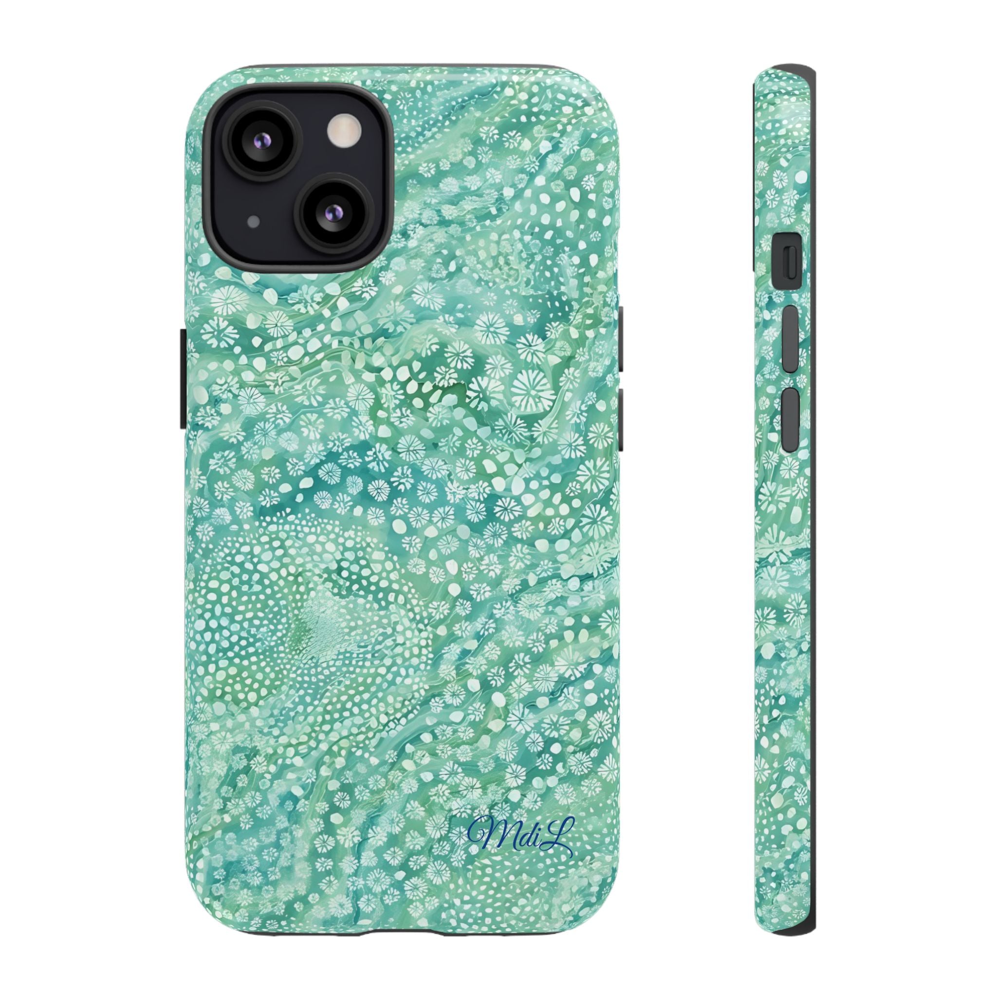 Teal Florals