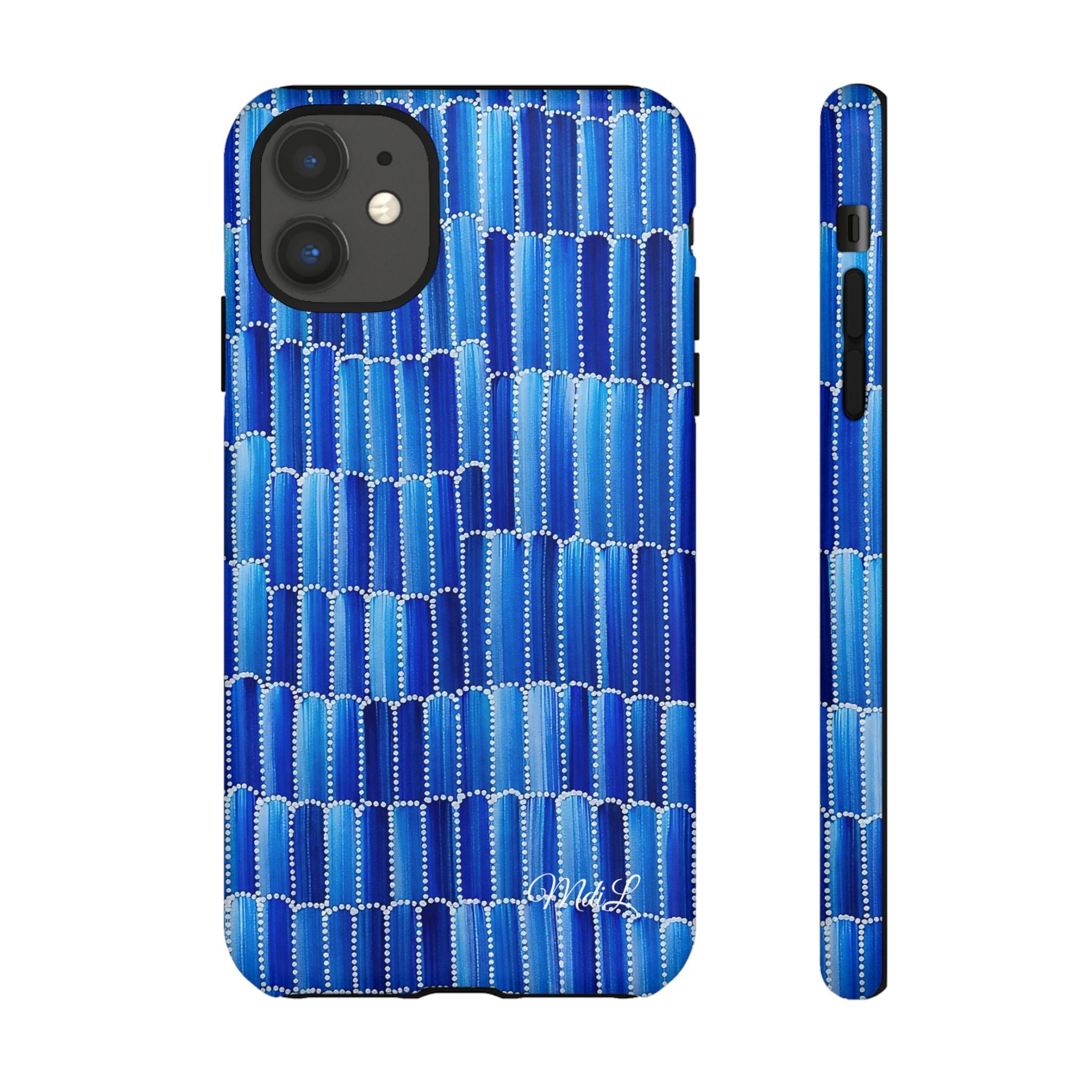Watercolor Diamonds | Ocean Blue - Mare di Luna