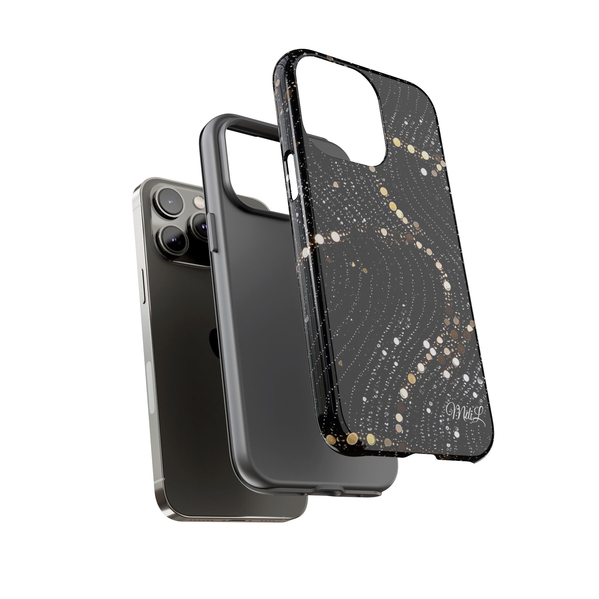 Sequin | Black and Gold - Mare di Luna