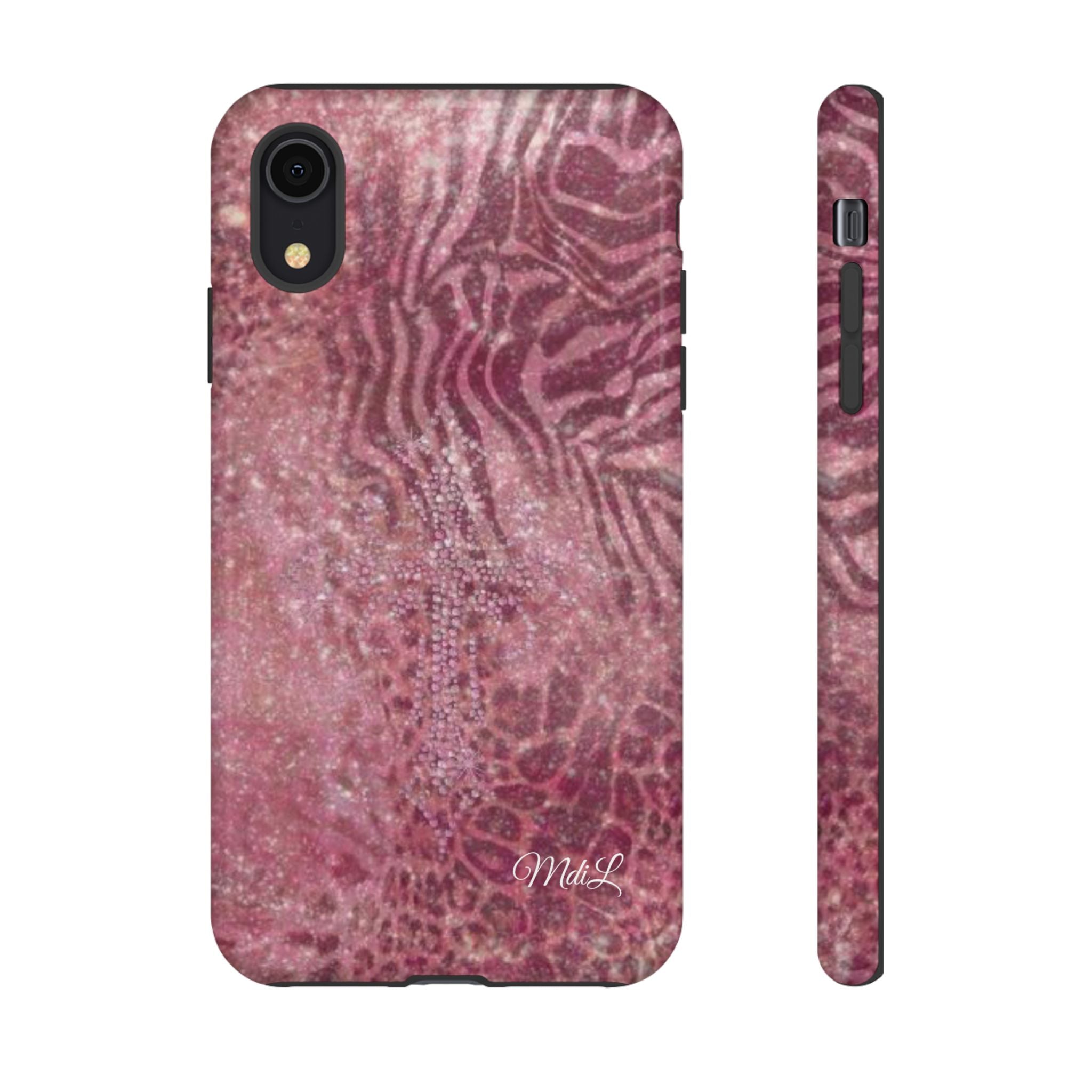 Pink Cross iPhone Case