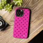 Dotted Hearts | Neon Pink - Mare di Luna