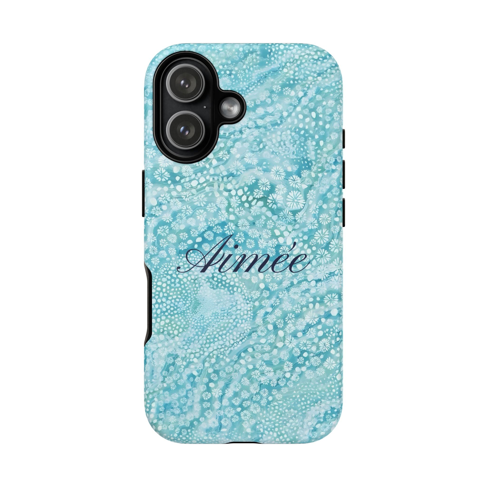 Teal Florals Personalized