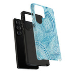 Teal Paisley