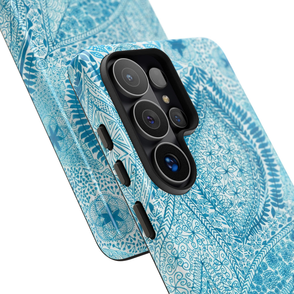 Teal Paisley
