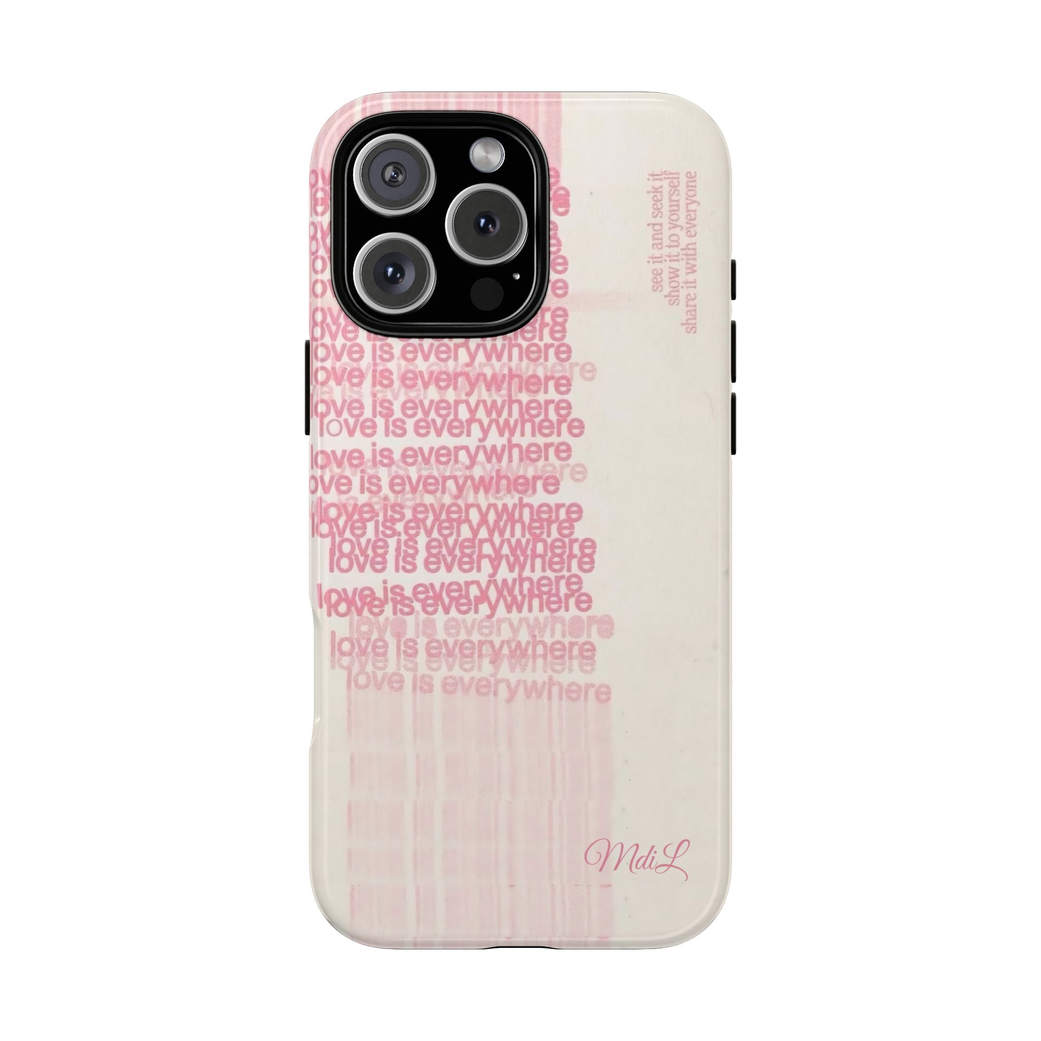 Love is Everywhere | Pink and White - Mare di Luna