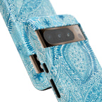 Teal Paisley