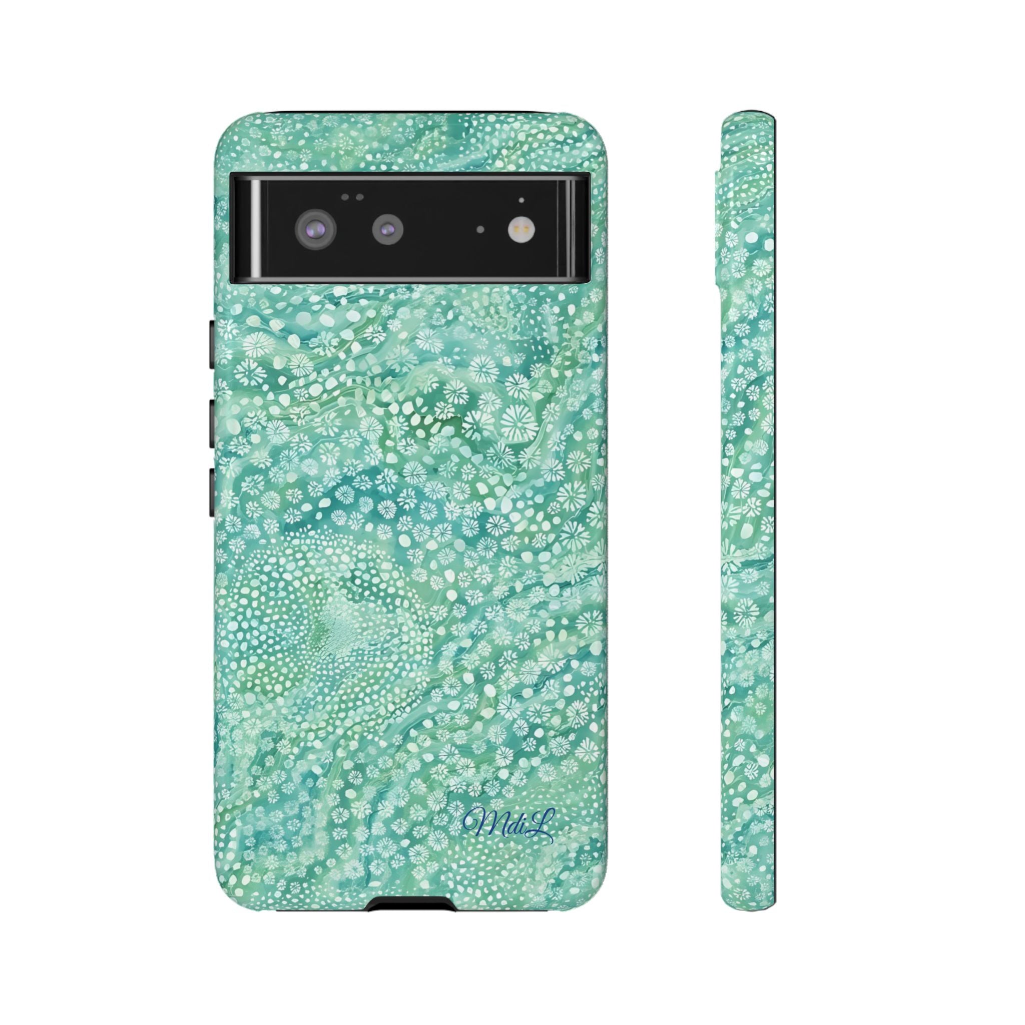 Teal Florals