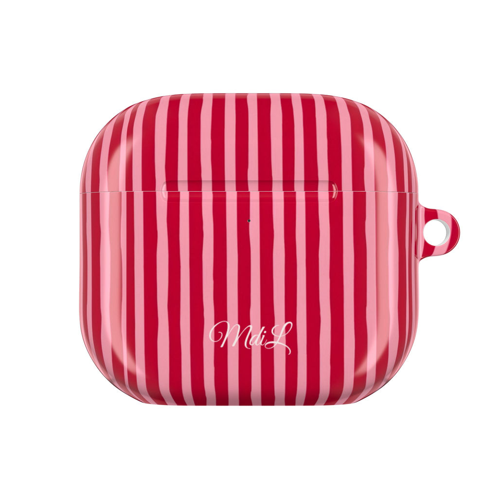 Strawberry Stripes AirPods Case