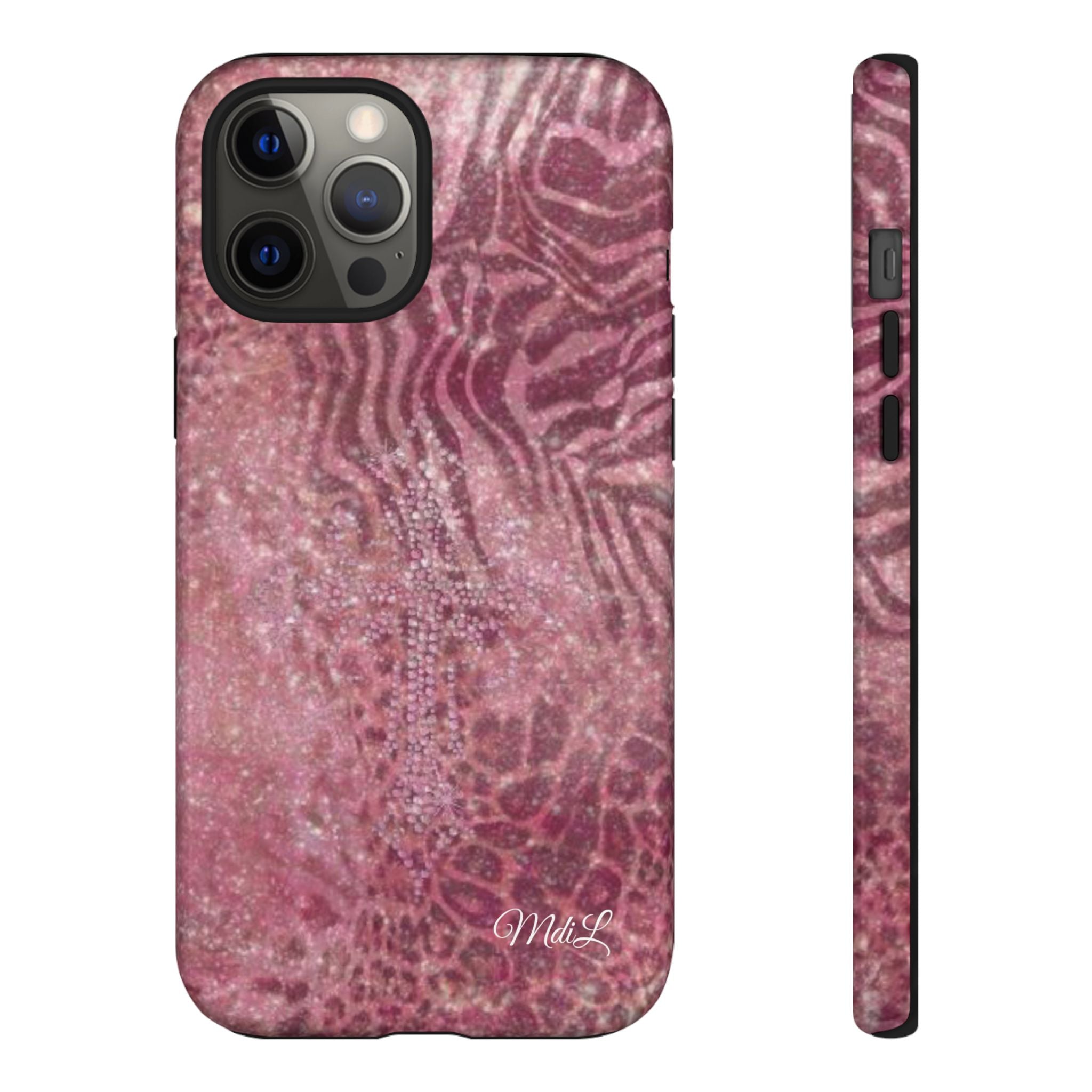 Pink Cross iPhone Case