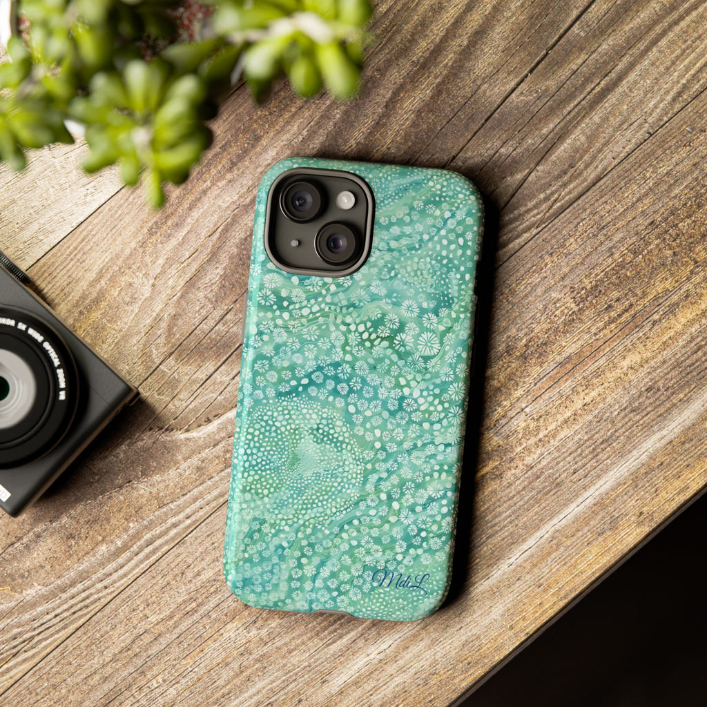 Teal Florals