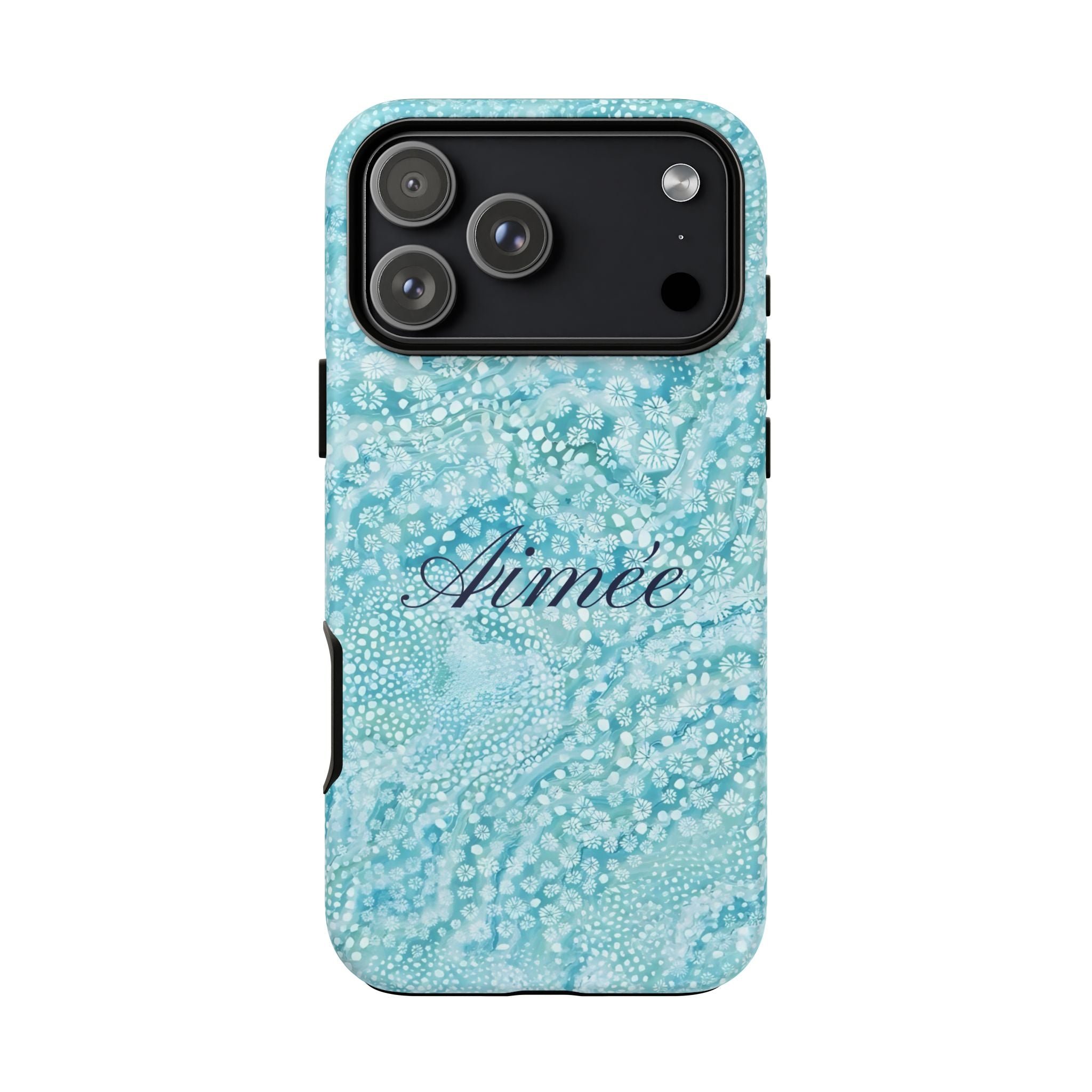 Teal Florals Personalized