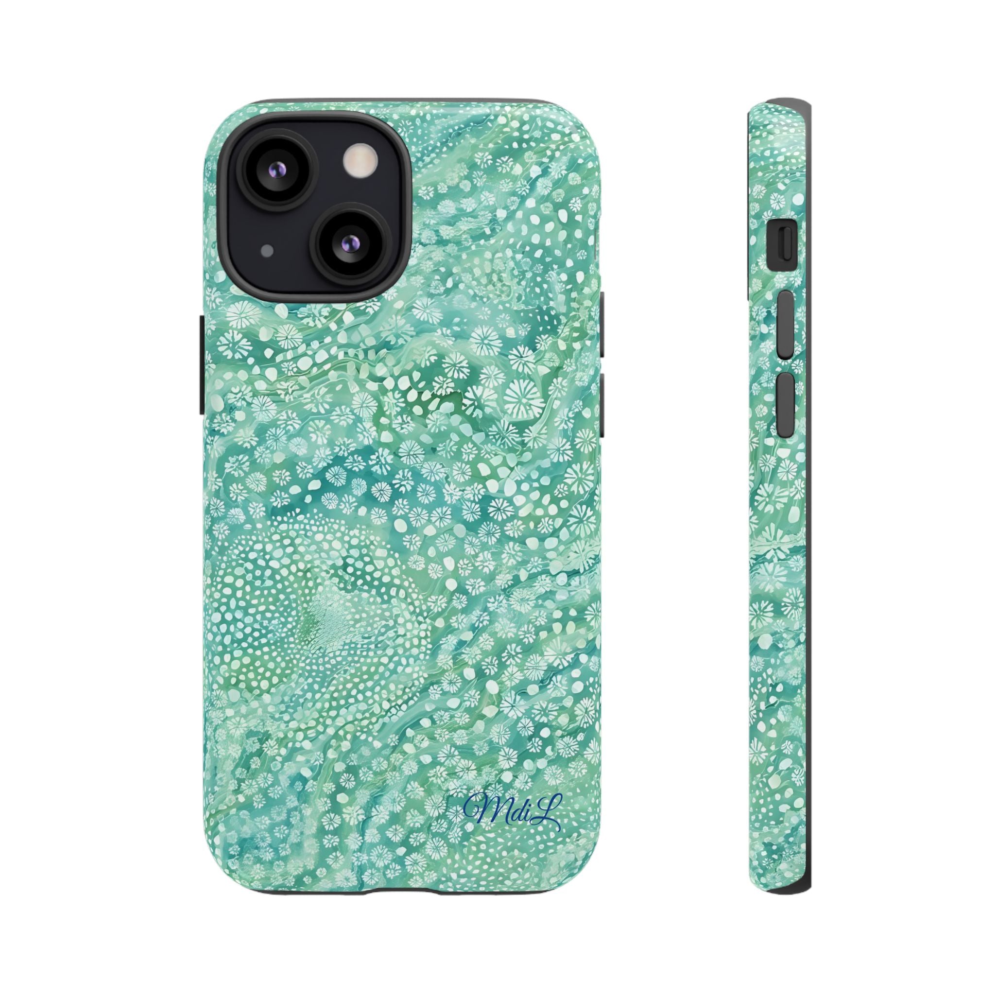 Teal Florals