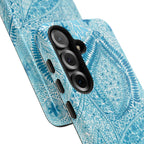 Teal Paisley