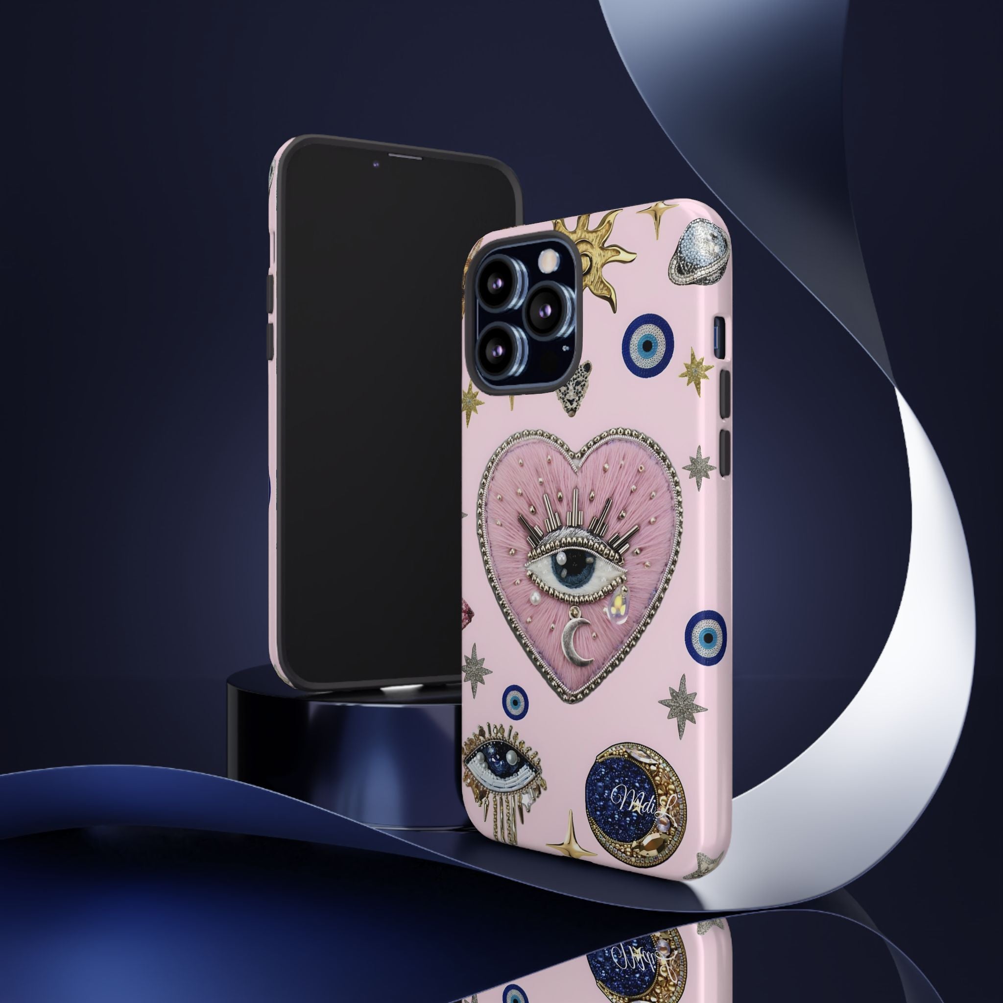 Evil Eye | Pink Heart - Mare di Luna