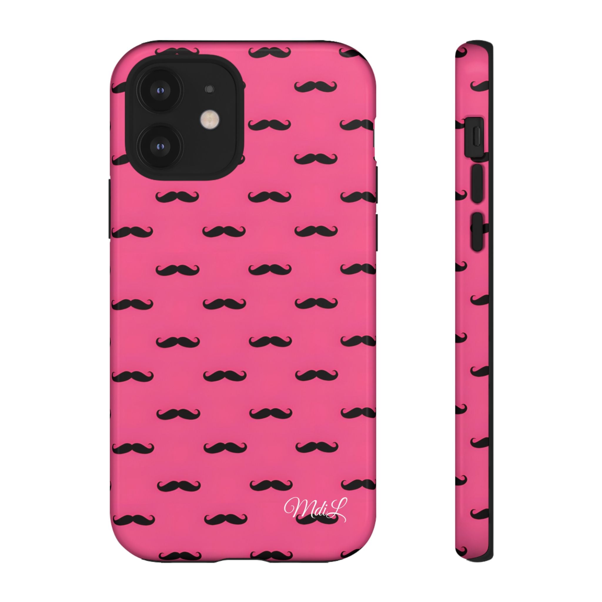 Pink Moustache iPhone Case