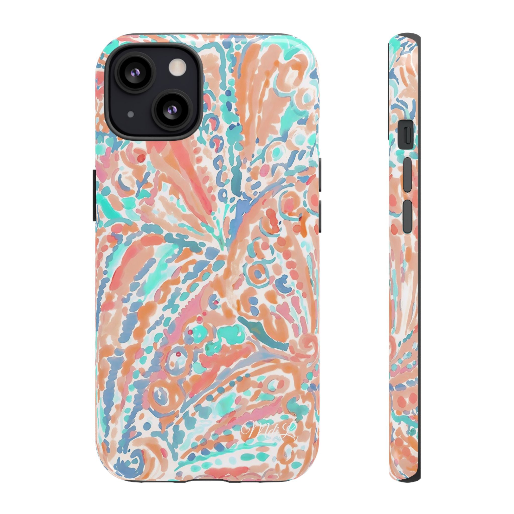 Coral & Teal