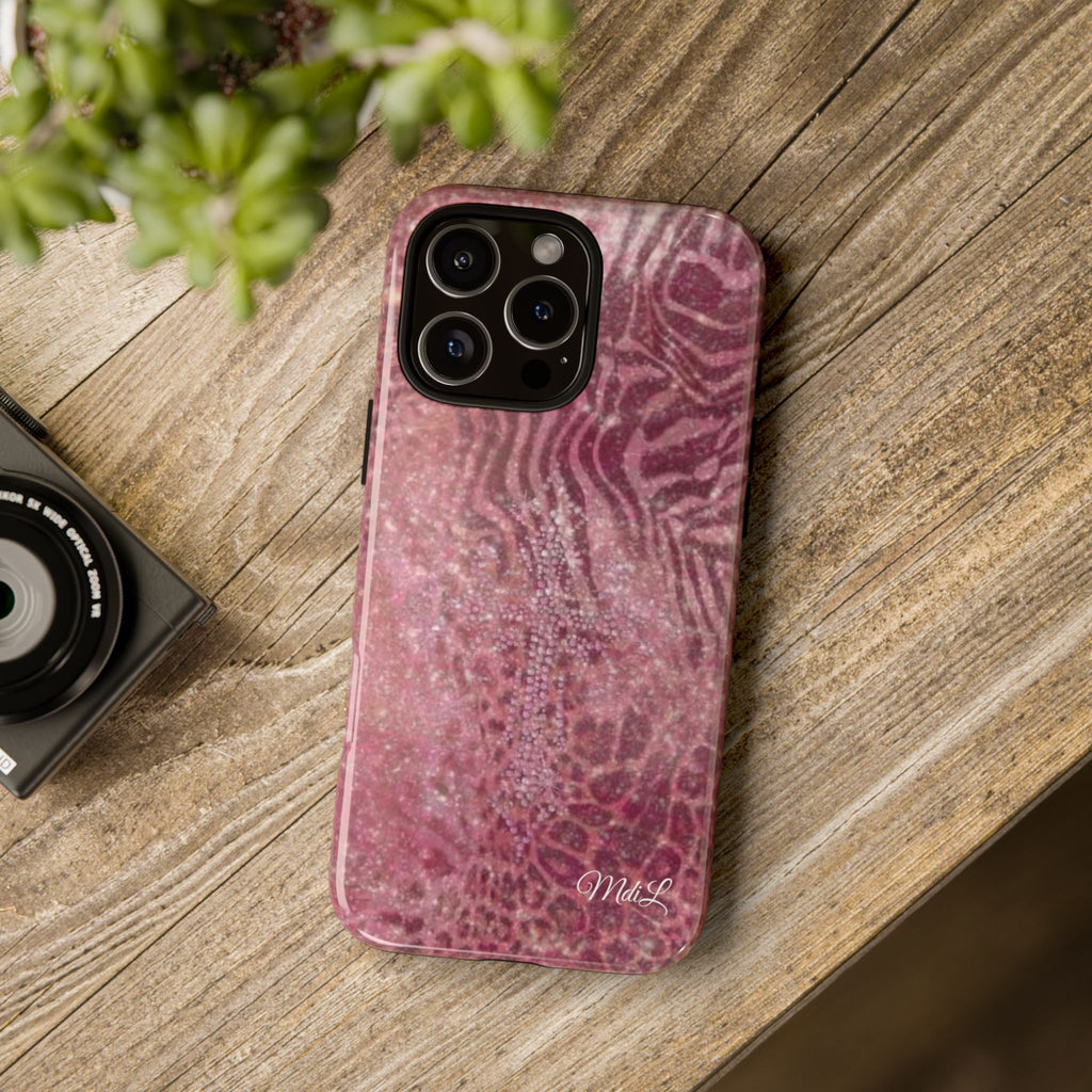 Pink Cross iPhone Case