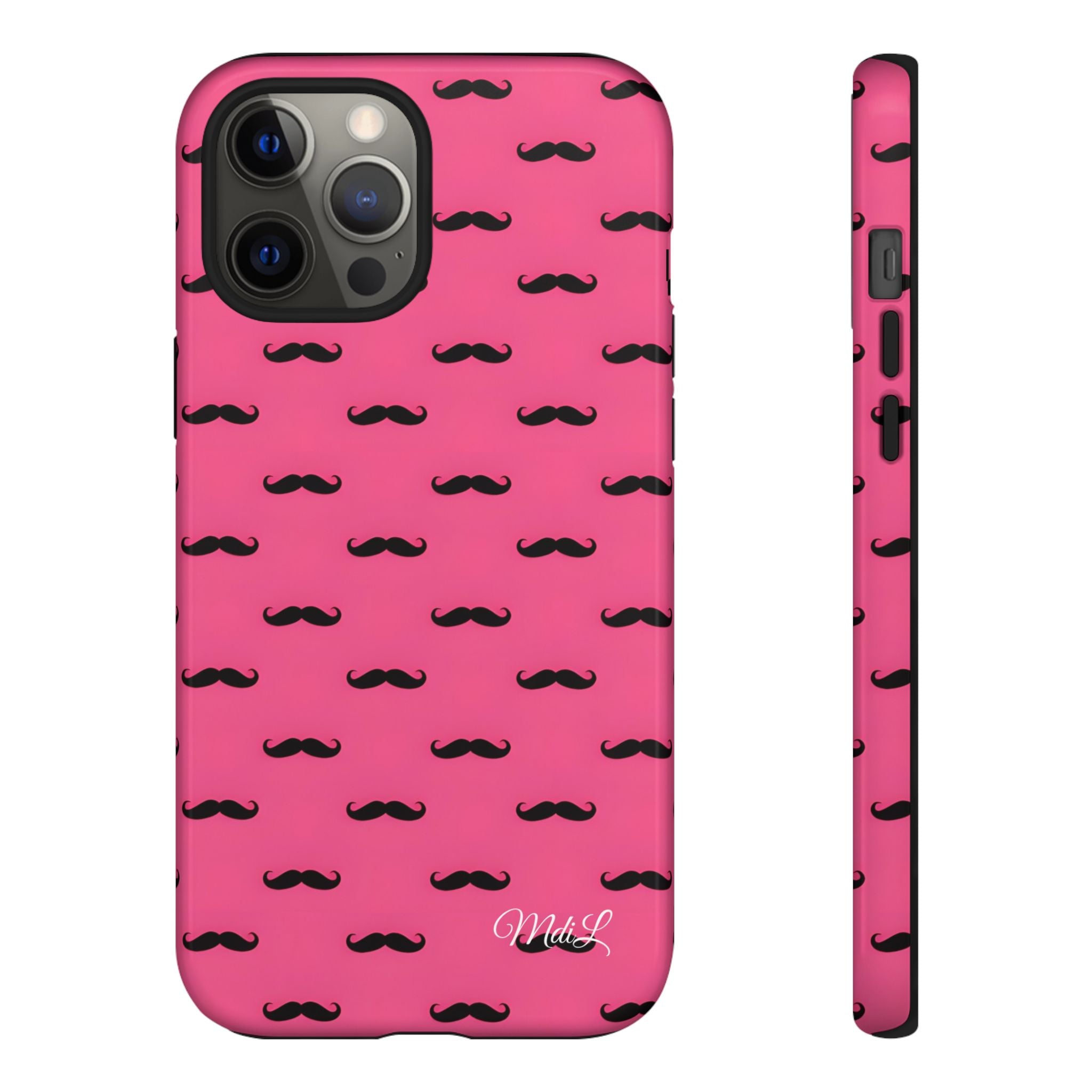 Pink Moustache iPhone Case
