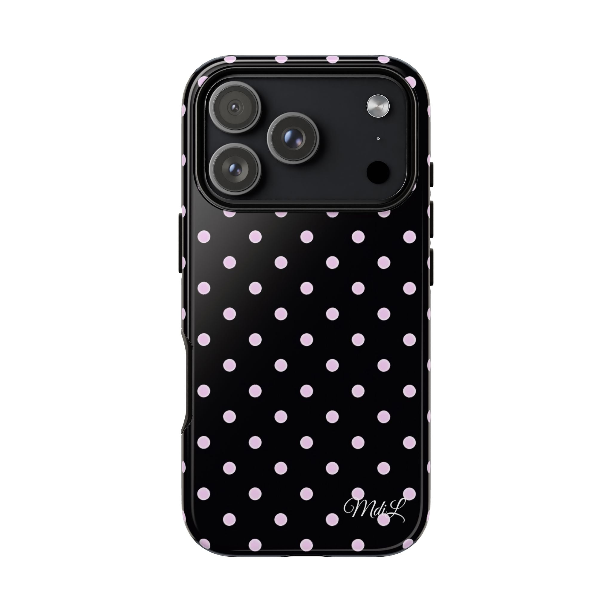 Polka Dots | Pink and Black - Mare di Luna
