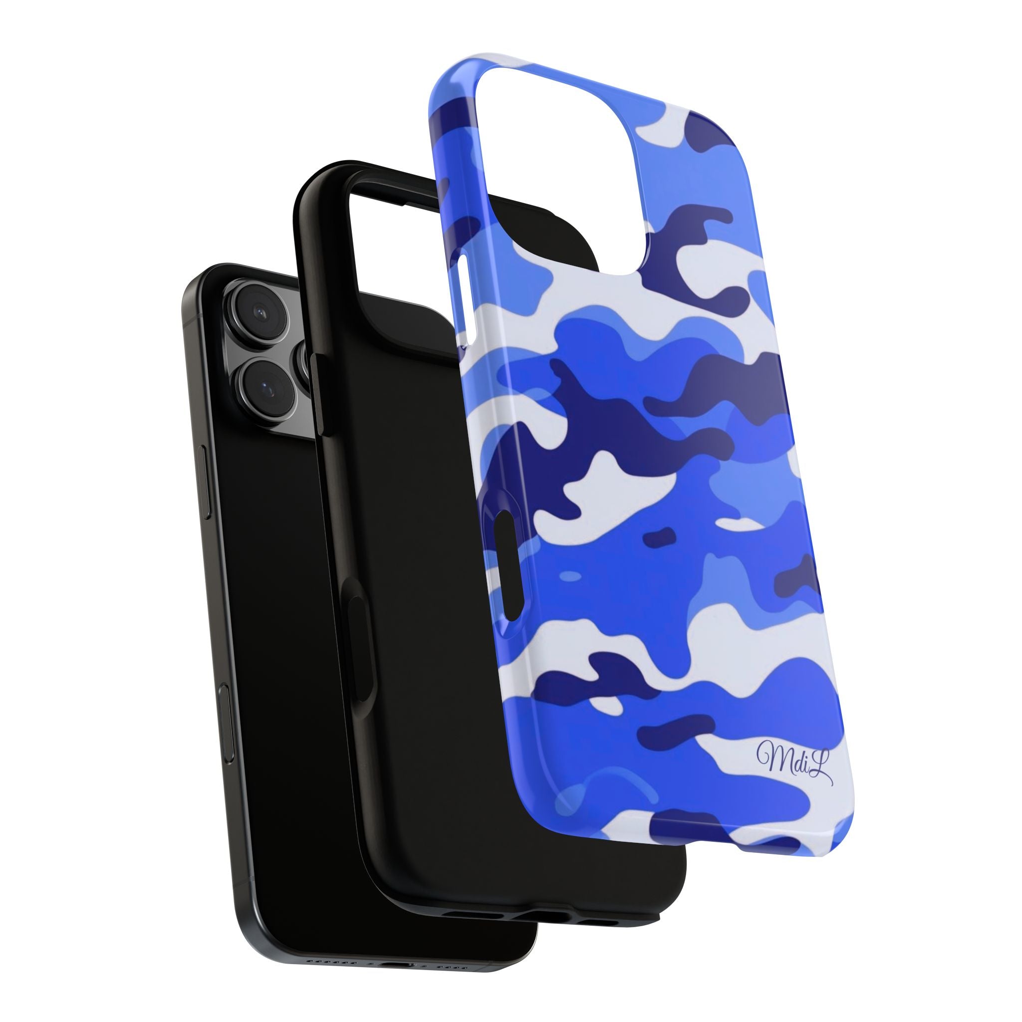 Blue Camo iPhone Case