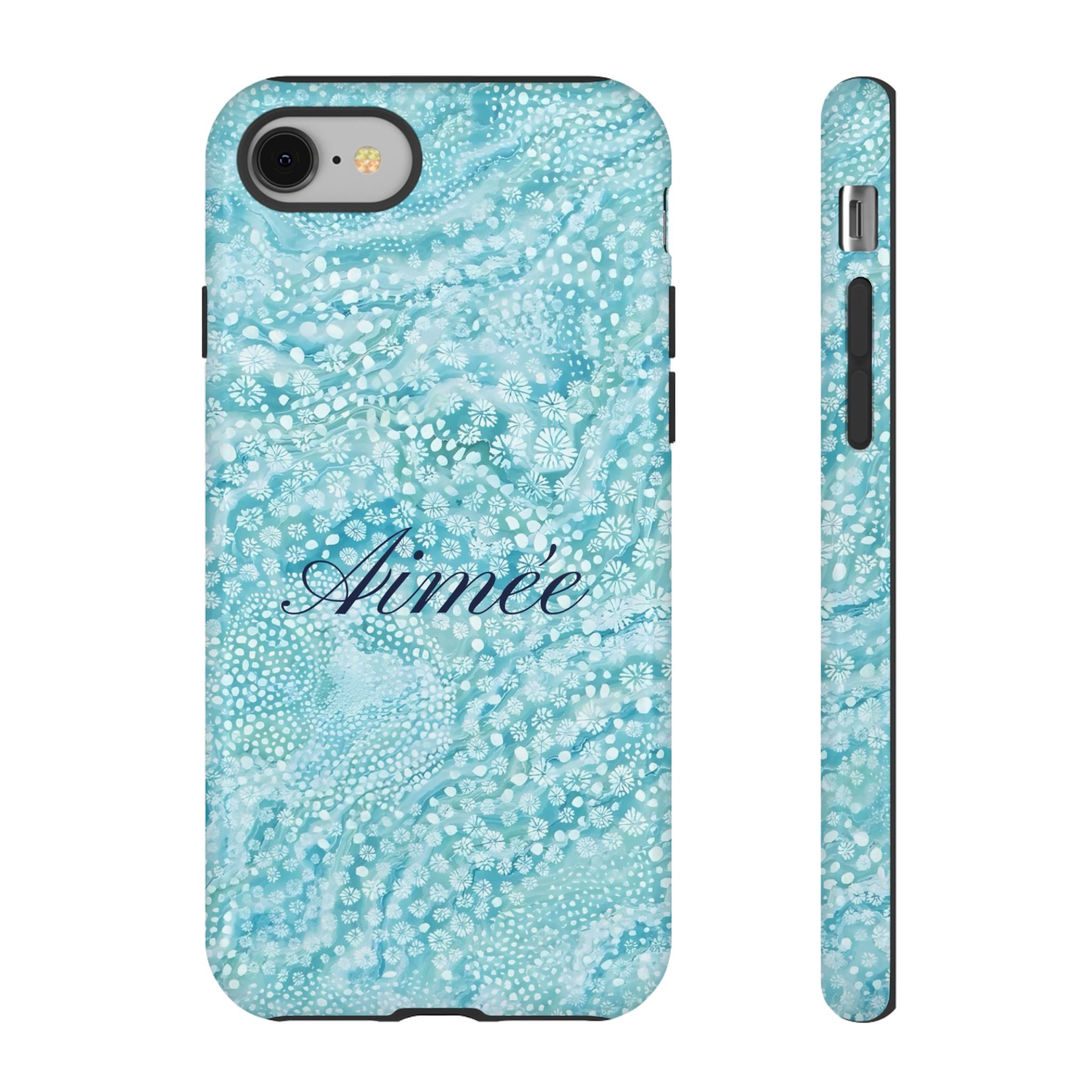 Teal Florals Personalized