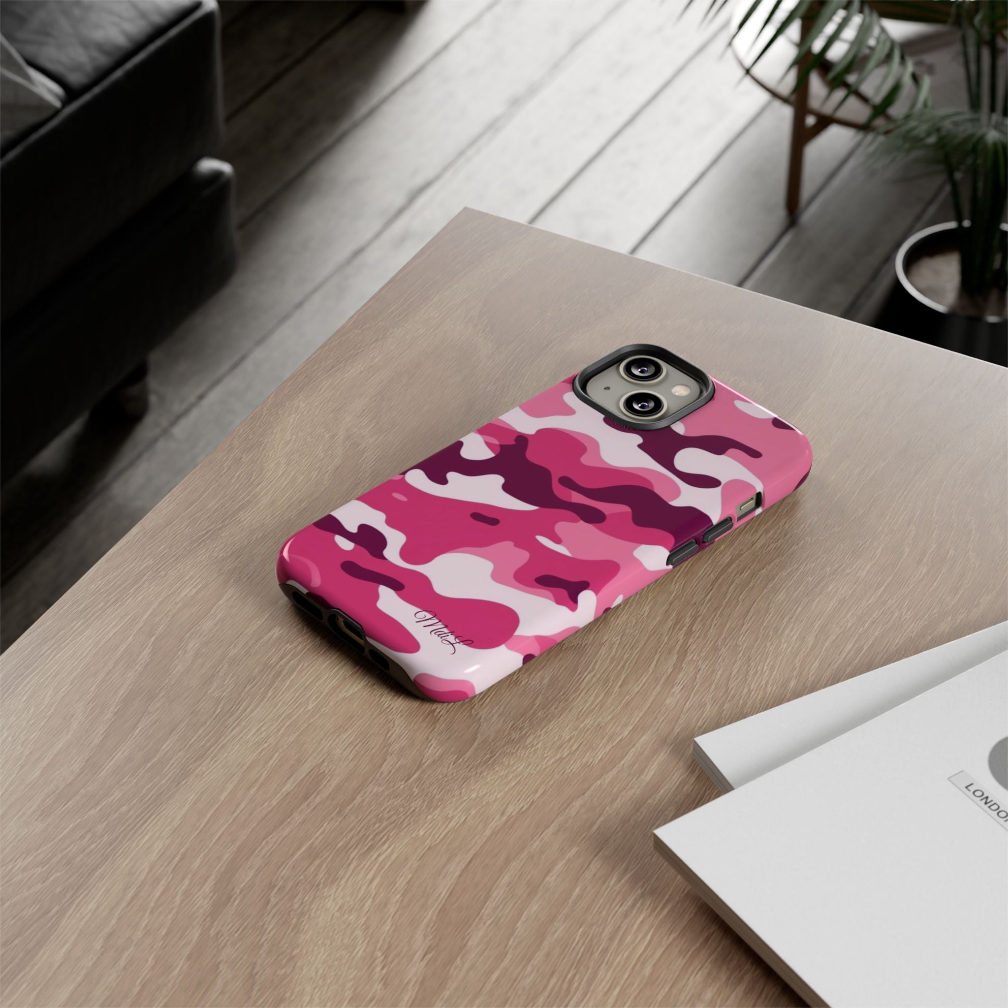 Pink Camo iPhone Case