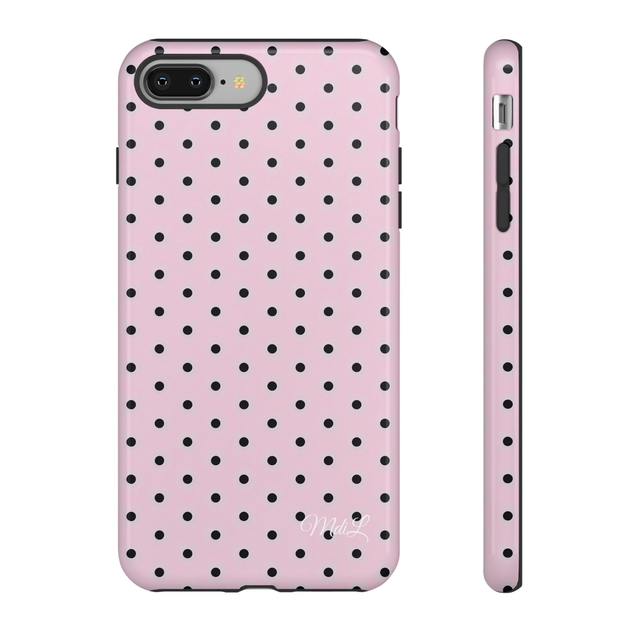 Polka Dots | Pink and Black - Mare di Luna