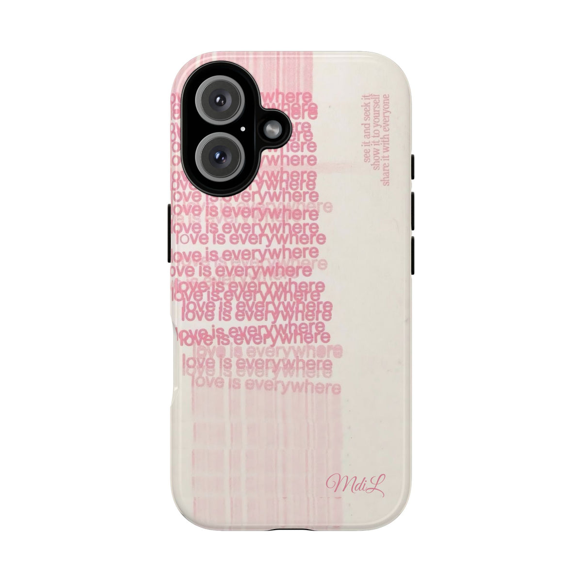 Love is Everywhere | Pink and White - Mare di Luna