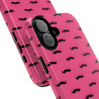 Pink Moustache iPhone Case