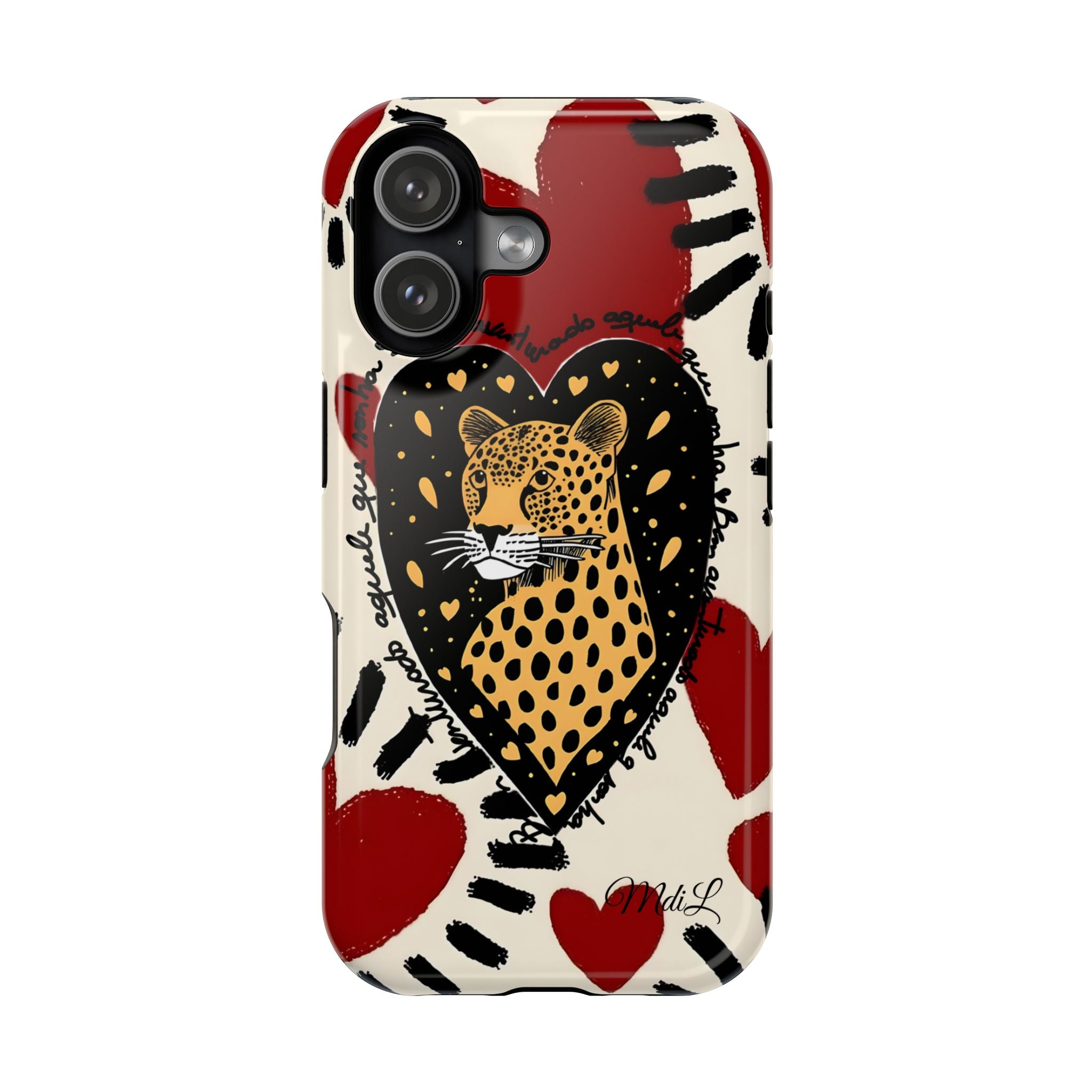 Leopard Hearts MagSafe