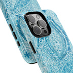 Teal Paisley
