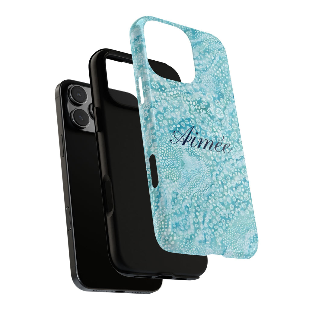 Teal Florals Personalized