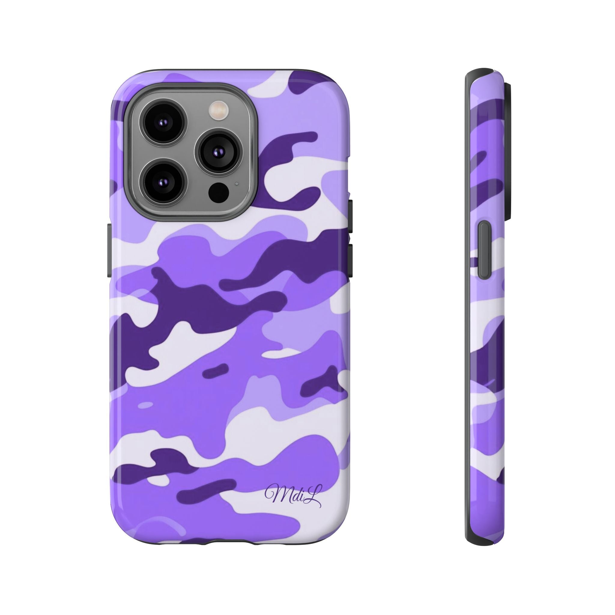 Purple Camo iPhone Case