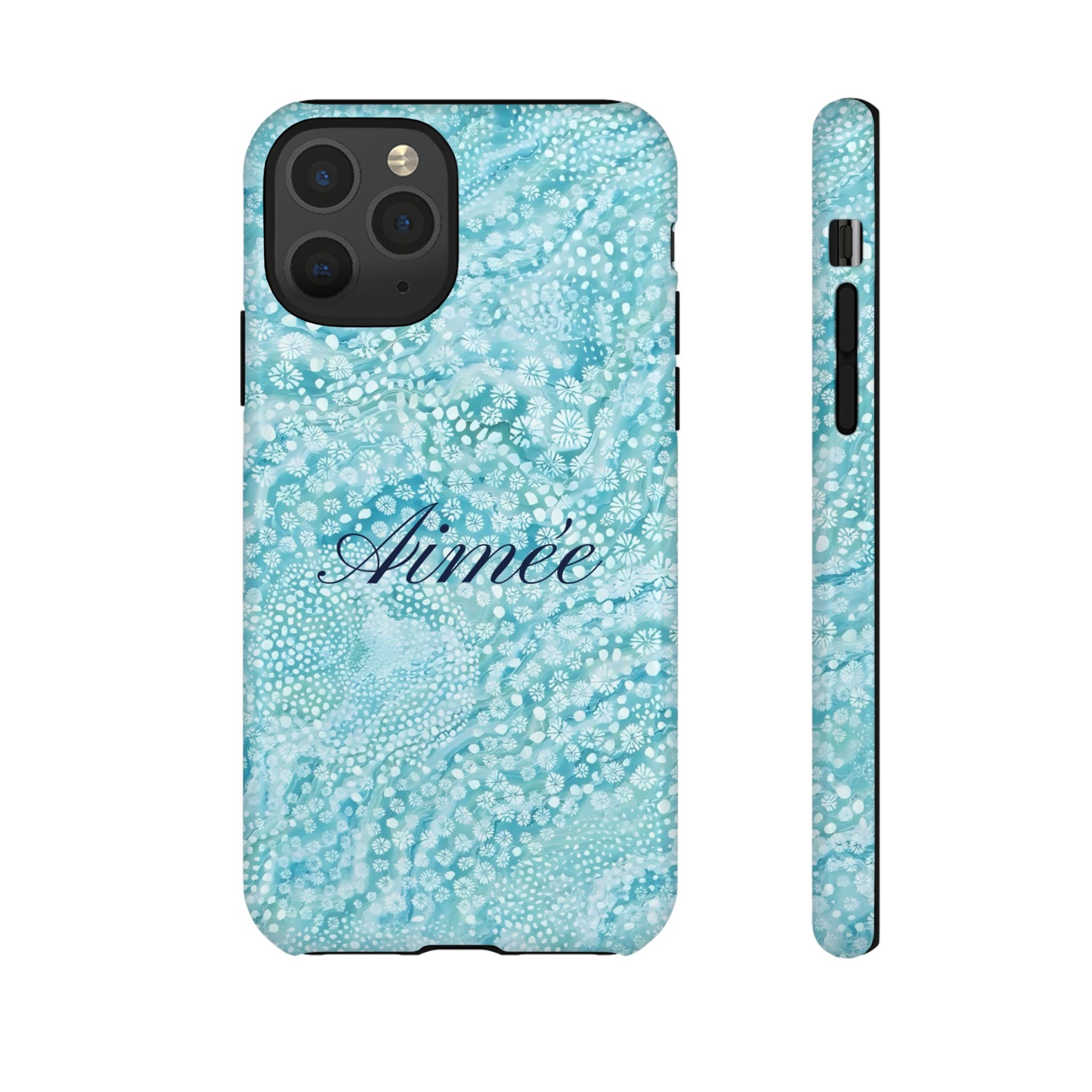 Teal Florals Personalized