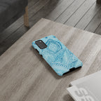 Teal Paisley