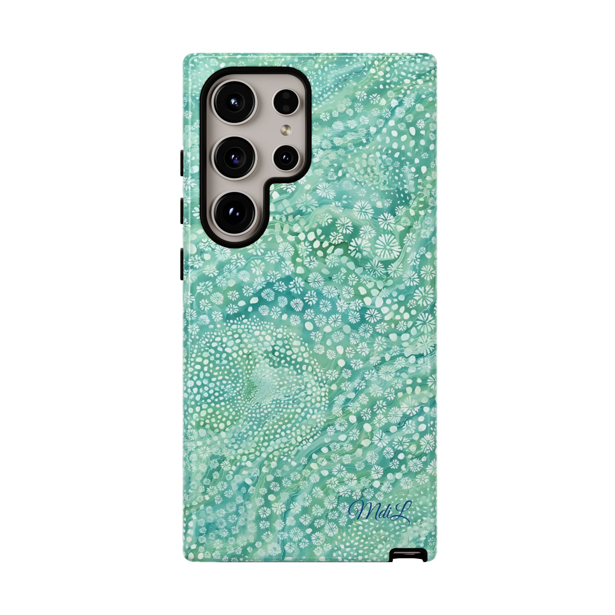 Teal Florals