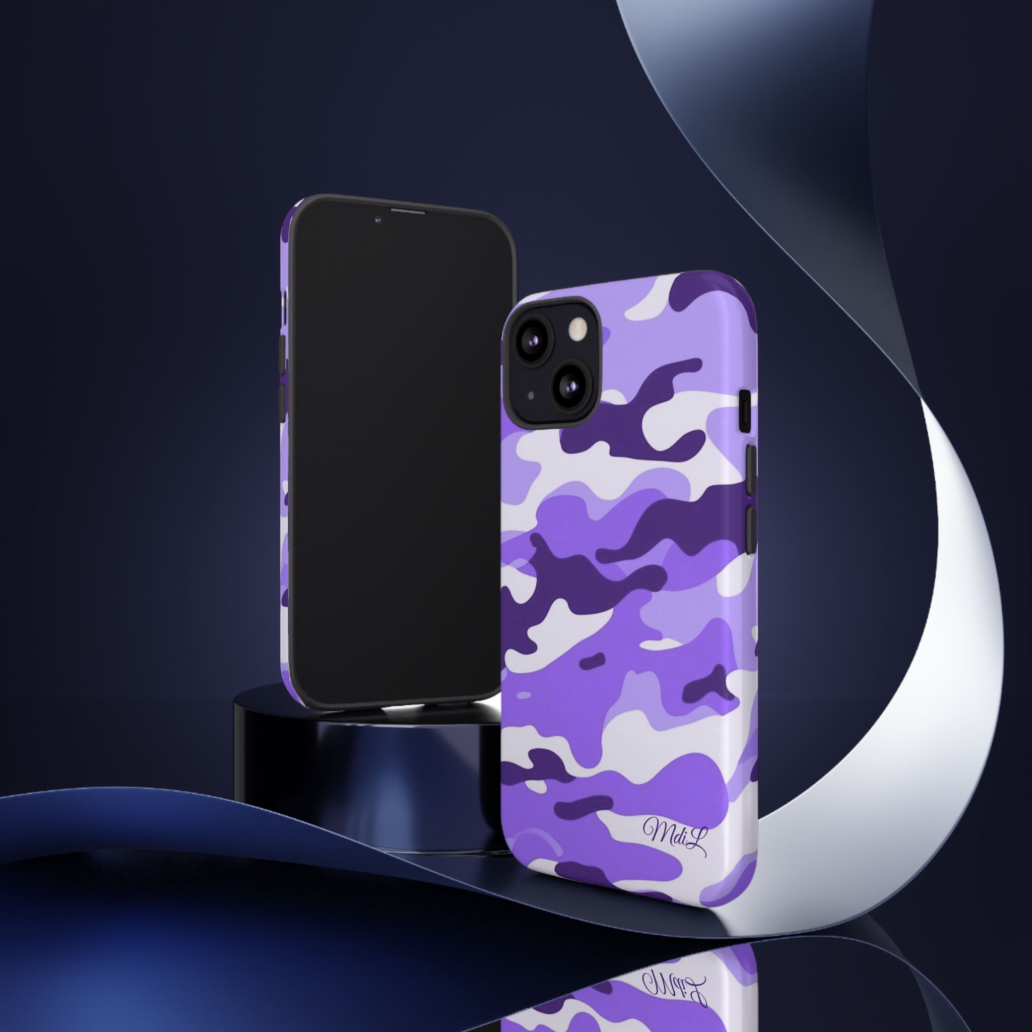 Purple Camo iPhone Case