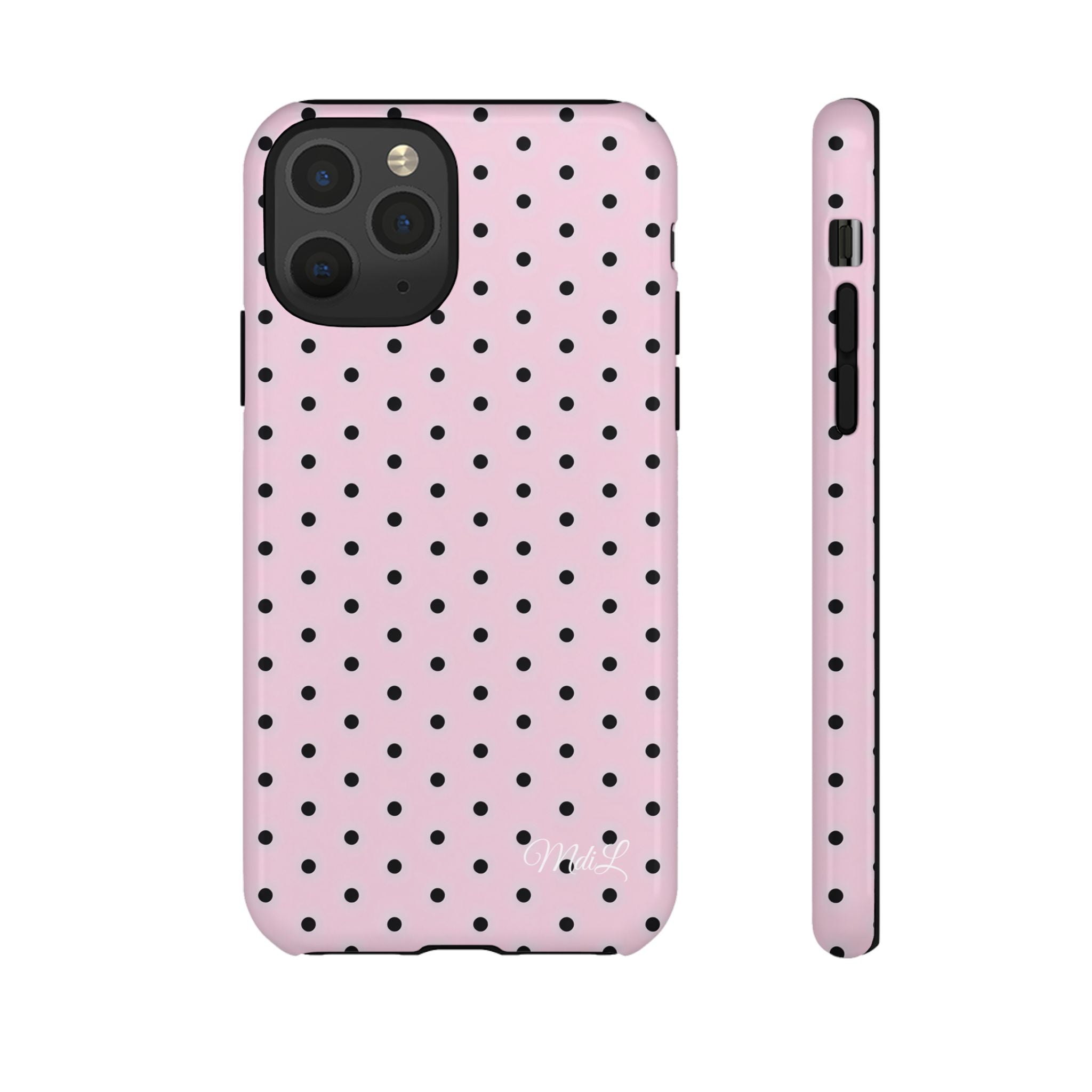 Polka Dots | Pink and Black - Mare di Luna