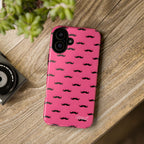 Pink Moustache iPhone Case